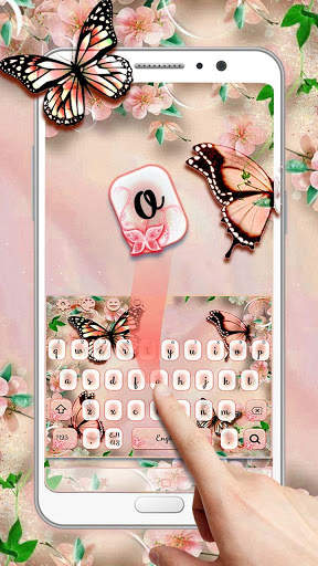 Tema da borboleta da flor screenshot 2