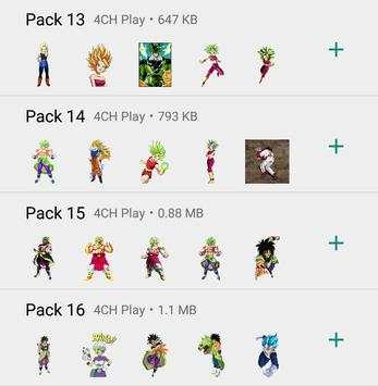 Dragon Ball Stickers (2019) screenshot 6