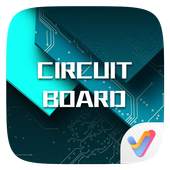 Circuit Board 3D  V Launcher Theme v1.0