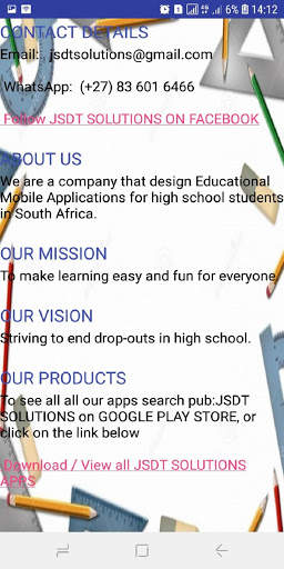 Grade 11 Mathematical Literacy Mobile Application screenshot 7