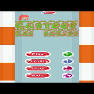 Cartoon Car Racing screenshot 1