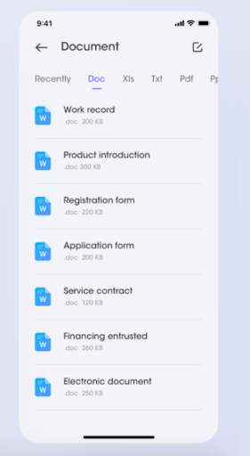 My Files screenshot 2
