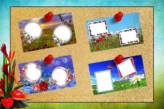 Flower Dual Photo Frame screenshot 4
