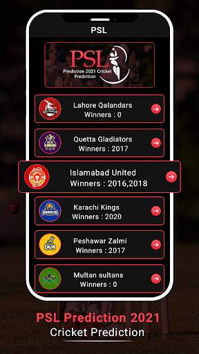 PSL Prediction 2021 : Cricket Prediction screenshot 3