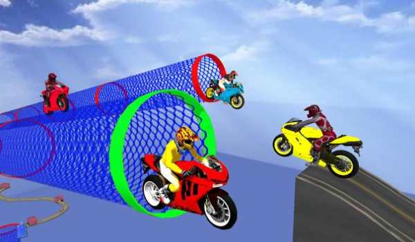 Racing In Moto Bike Stunt : Impossible Road Game screenshot 6
