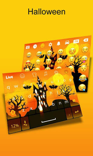Halloween Live Keyboard Theme screenshot 2
