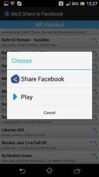 Mp3 Share to Facebook screenshot 2