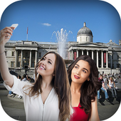 Selfie With Celebrity Photo Frames أيقونة