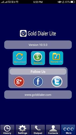 Gold Dialer Lite screenshot 4