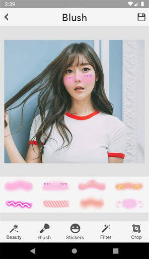 Blush Red Cheeks Shy Face - Photo Booth 2 تصوير الشاشة