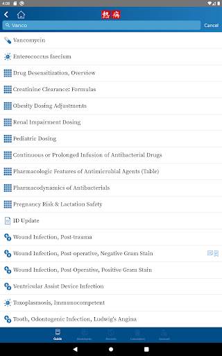 Sanford Guide:Antimicrobial Rx screenshot 12