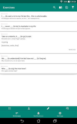 English Words Notifications screenshot 8