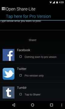 Open Share Lite screenshot 1
