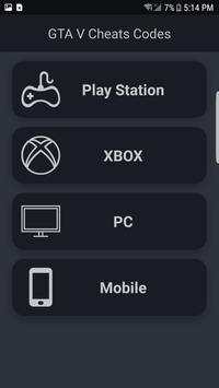Cheat codes for GTA 5 (ps/xbox/pc/mob) 2018 screenshot 2