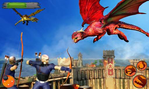 Flying Dragon Battle Simulator : City Attack screenshot 4