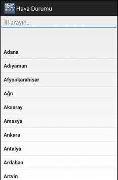 Weather in Turkey screenshot 1