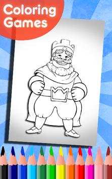 How To Color Clash Royale ( free coloring geme) screenshot 1