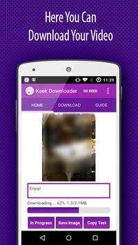 Video Downloader for Keek screenshot 5
