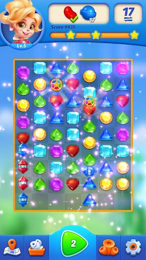 Jewel crush - color match game screenshot 2