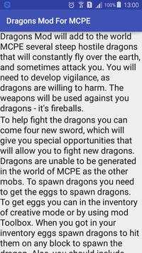 Dragons Mod For MCPE screenshot 2