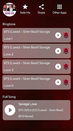 Savage Love - BTS, Jason Derulo Song & Ringtones screenshot 3