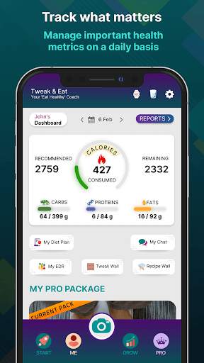 Tweak & Eat. Eat Healthy. screenshot 3