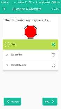 Learners License Test screenshot 2