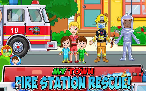 My Town : Fire station Rescue screenshot 1