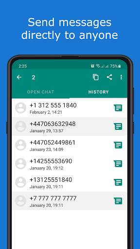 WhatsOpen - open WhatsApp chat screenshot 4