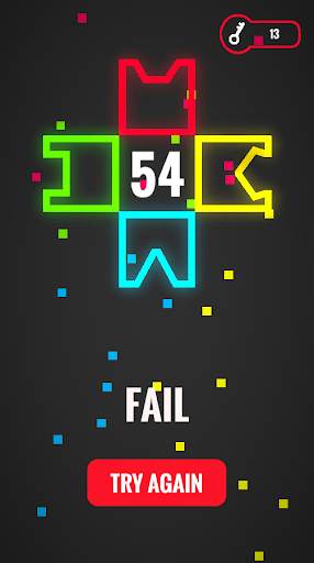 Shape Shift -  Hyper Casual Shift Game 🟢🟥🔷 screenshot 4