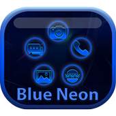 Smart Launcher Blue Neon 1.5