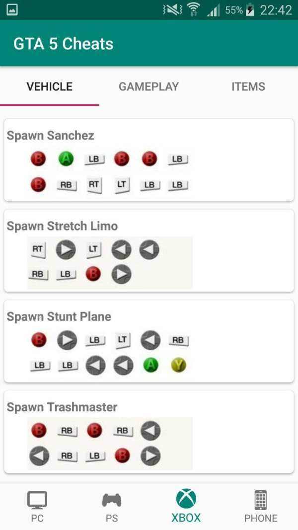 Cheats for GTA 5 screenshot 7