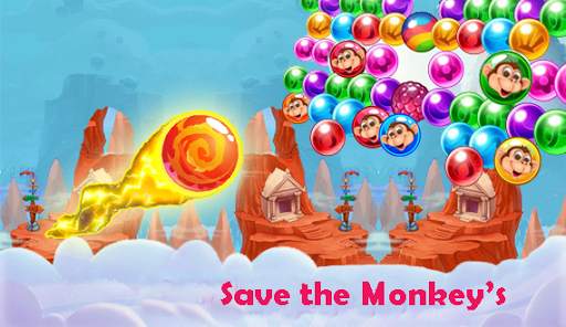 Little Kong Bubble Crush Game screenshot 1