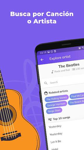 ChordCloud: Letras y Acordes de Guitarra Gratis screenshot 3