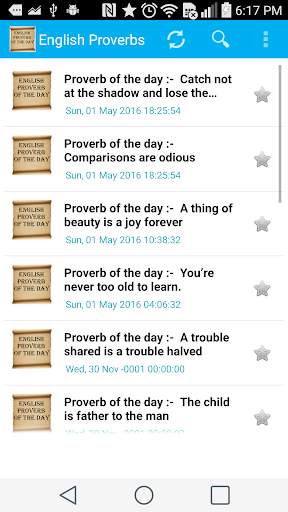 Proverb of the day screenshot 1