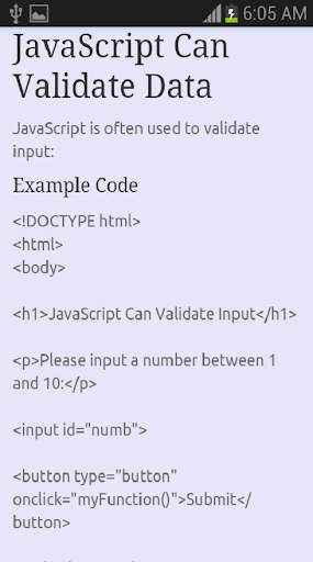 JavaScript-W3school Offline screenshot 5