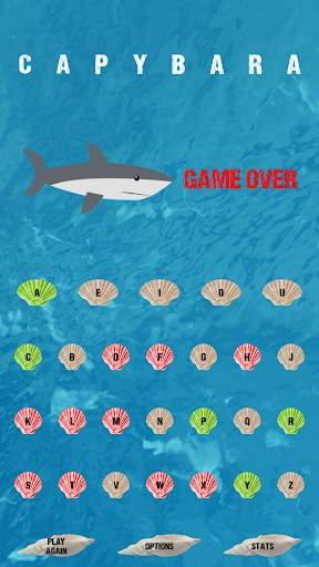 Hangman (Shark Attack) screenshot 6