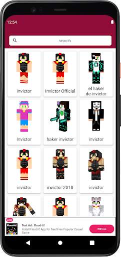 Skin de Invictor Minecraft screenshot 1