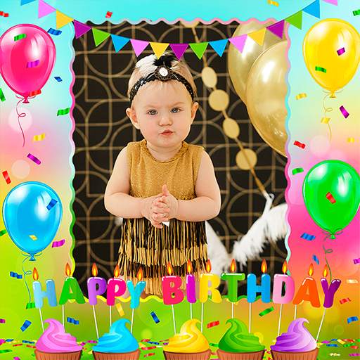 Feliz cumpleaños 🎂 con nombre y foto screenshot 4