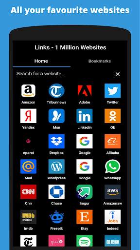 Links Browser - 1 Million Websites screenshot 2