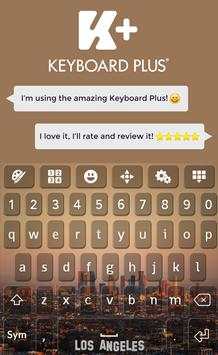 Los Angeles Keyboard Theme screenshot 1