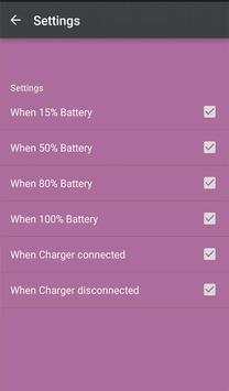 Talking Battery Status Alerts screenshot 12