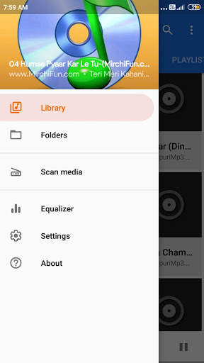 Zra Jhoom Music Player screenshot 2
