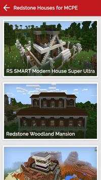 Redstone Houses Maps for MCPE 2 تصوير الشاشة