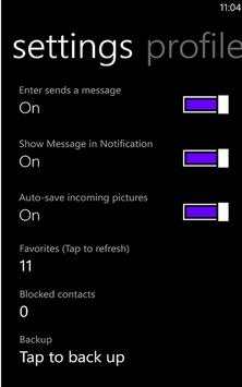 GB WhatsAap Blue Final screenshot 1