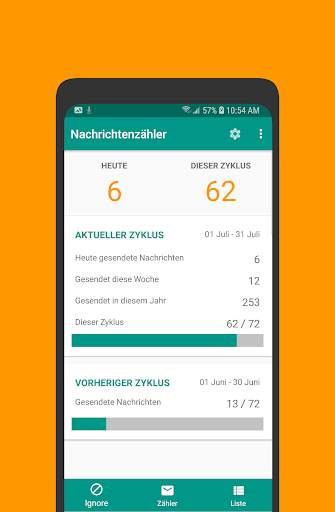 Nachrichtenzähler screenshot 1