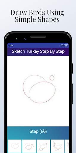 How to draw birds step by step easily screenshot 2