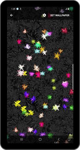 Magic glow Flowers Live Wallpaper screenshot 11