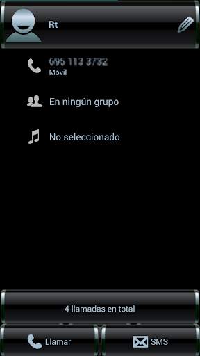 THEME METAL BLACK FOR EXDIALER screenshot 4