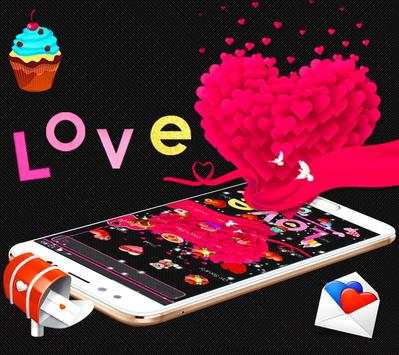 Valentine Heart Launcher Theme💖💐 screenshot 2